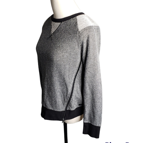 Andrew Marc MNY diagonal zipper sweatshirt EUC M - Picture 14 of 14